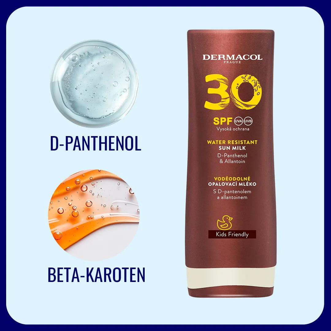 Dermacol SUN Mléko na opalování SPF30 flip-top 200 ml