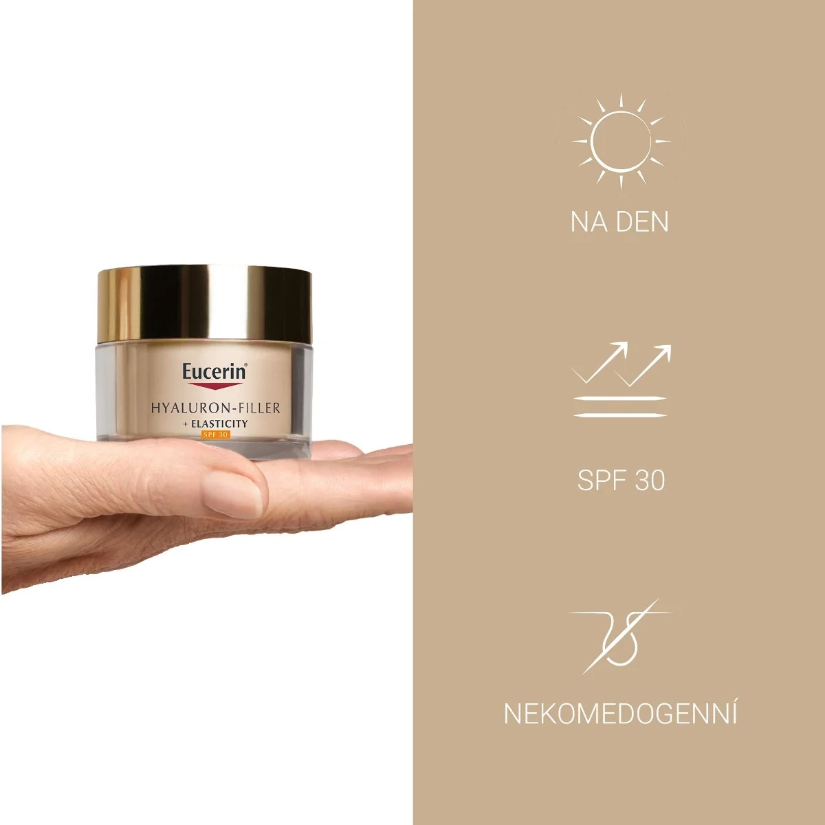 Eucerin Hyaluron-Filler + Elasticity SPF30 denní krém 50 ml