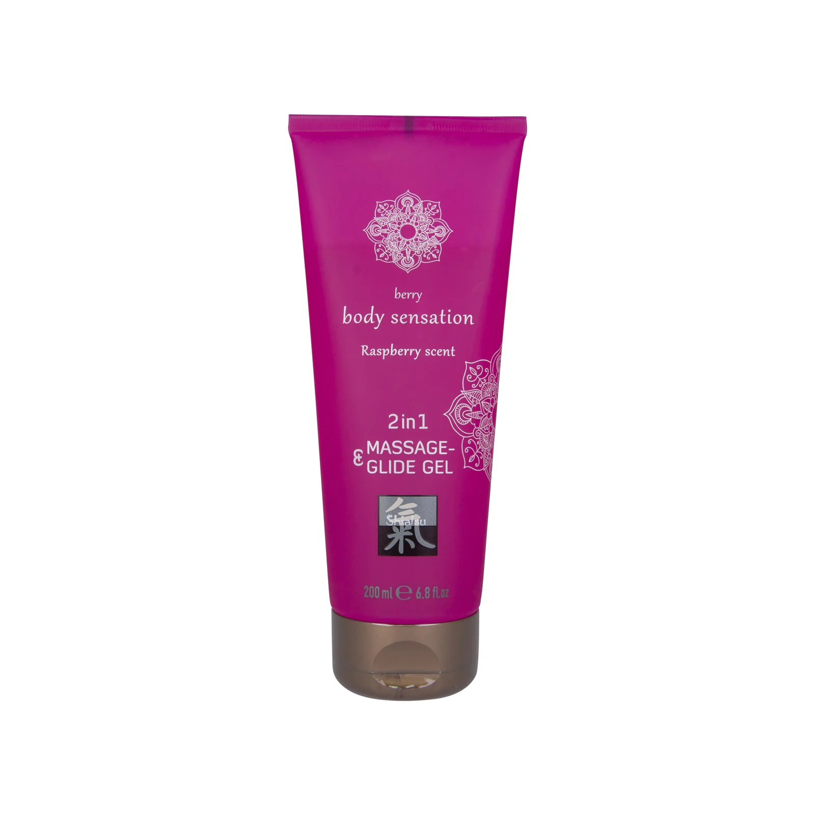 Hot Masážní lubrikant - 2in1 Massage a Glide Gel Raspberry