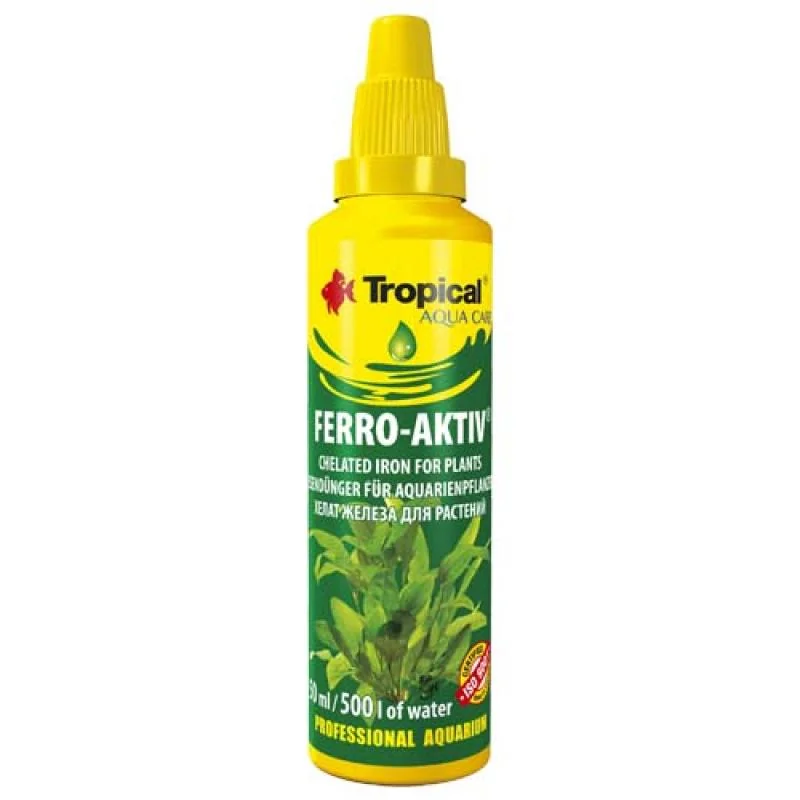 Tropical Ferro-Aktiv 50ml na 500l doplňkové hnojivo pro akvarijní rostliny