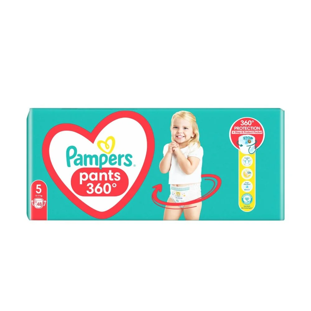 Pampers Pants vel. 5 12–17 kg plenkové kalhotky 48 ks