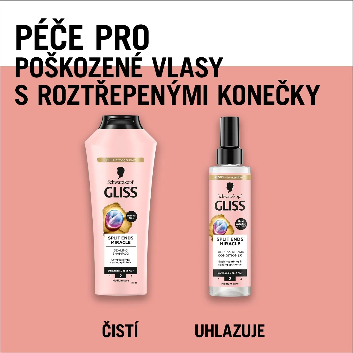 Gliss Split Ends Miracle kondicionér ve spreji 200 ml