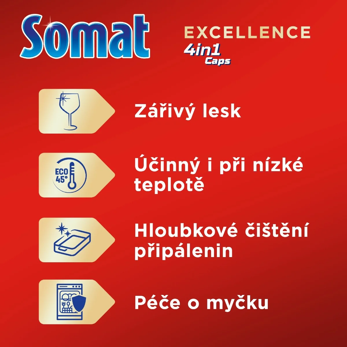 Somat Tablety do myčky Excellence 4v1 48 ks