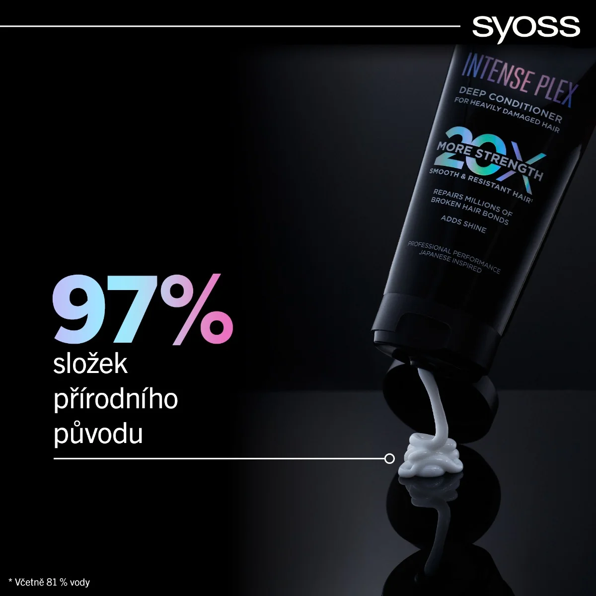 Syoss Intense Plex kondicionér pro silně poškozené vlasy 250 ml