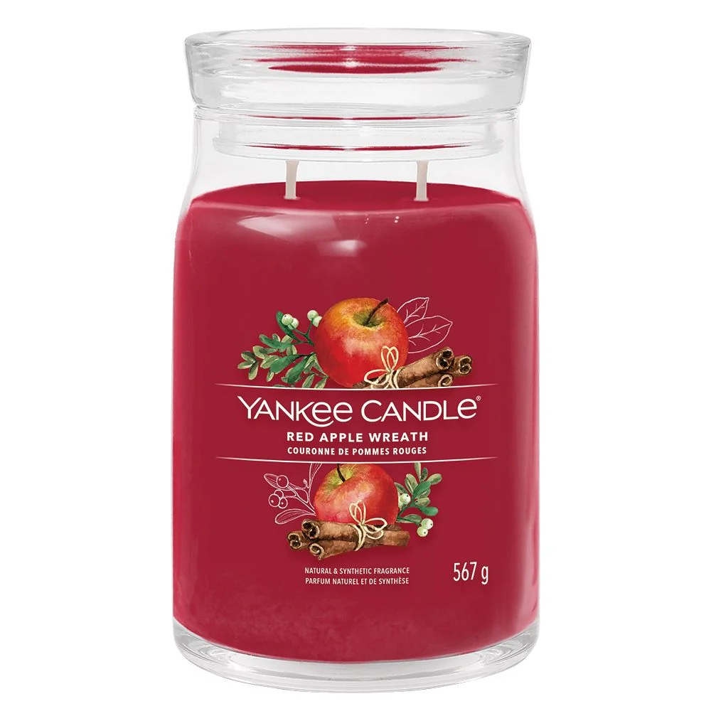 Yankee Candle Vonná svíčka Red Apple Wreath 2 knoty 567 g