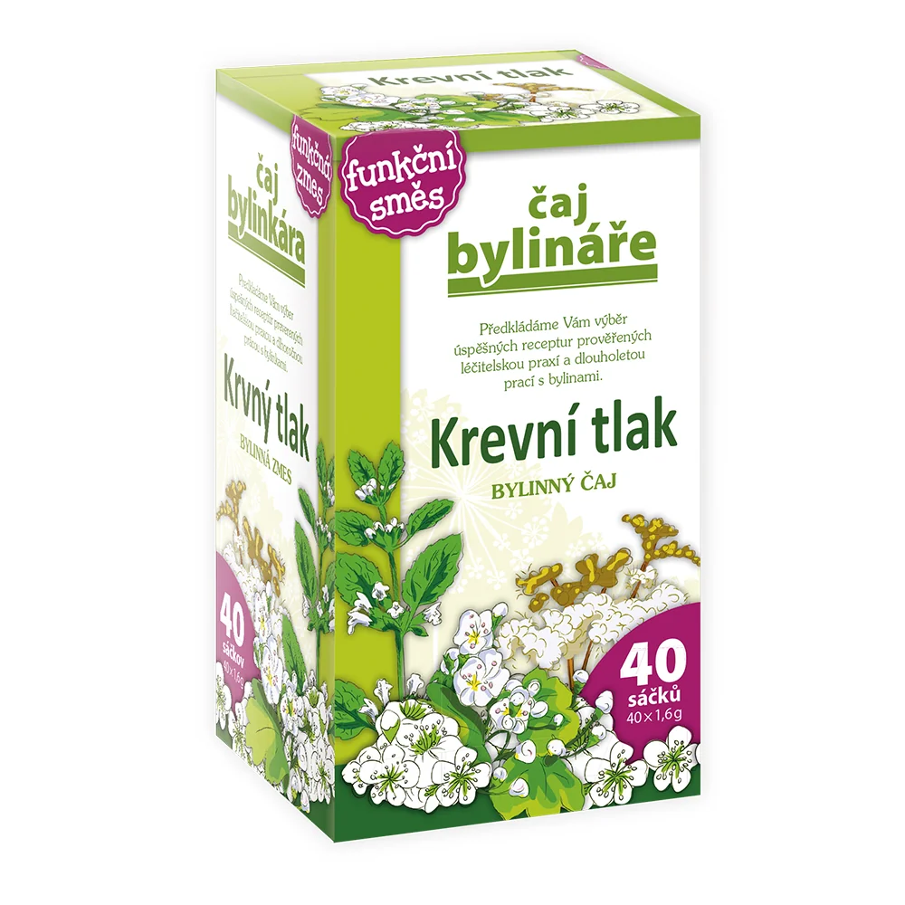 Čaj bylináře Krevní tlak nálevové sáčky 40x1,6 g