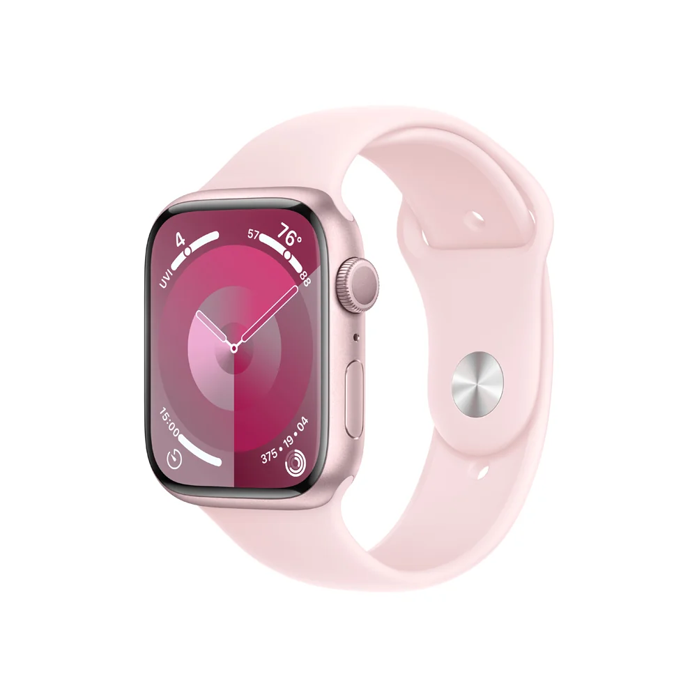 Apple Watch S9 45 mm sport band M/L smart hodinky Pink