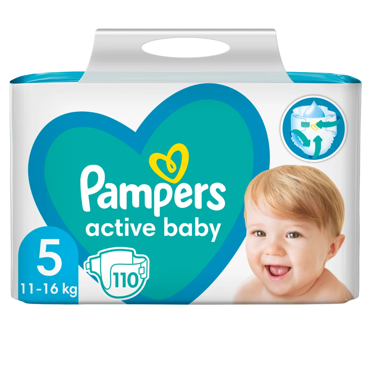 Pampers Active Baby vel. 5 11-16 kg dětské pleny 110 ks