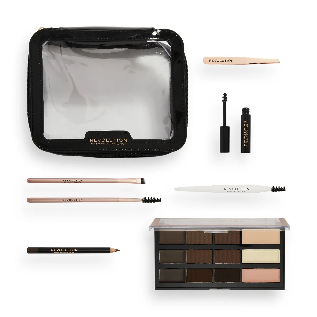 Makeup Revolution The Everything Brow Kit sada na obočí