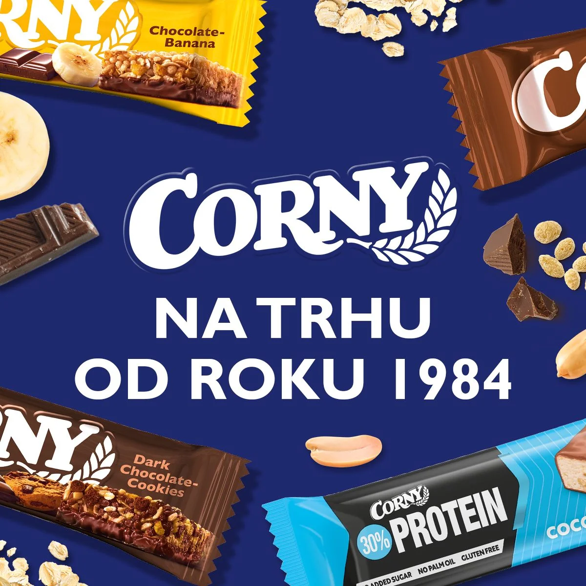 Corny Protein 30% mléčná čokoláda 50 g