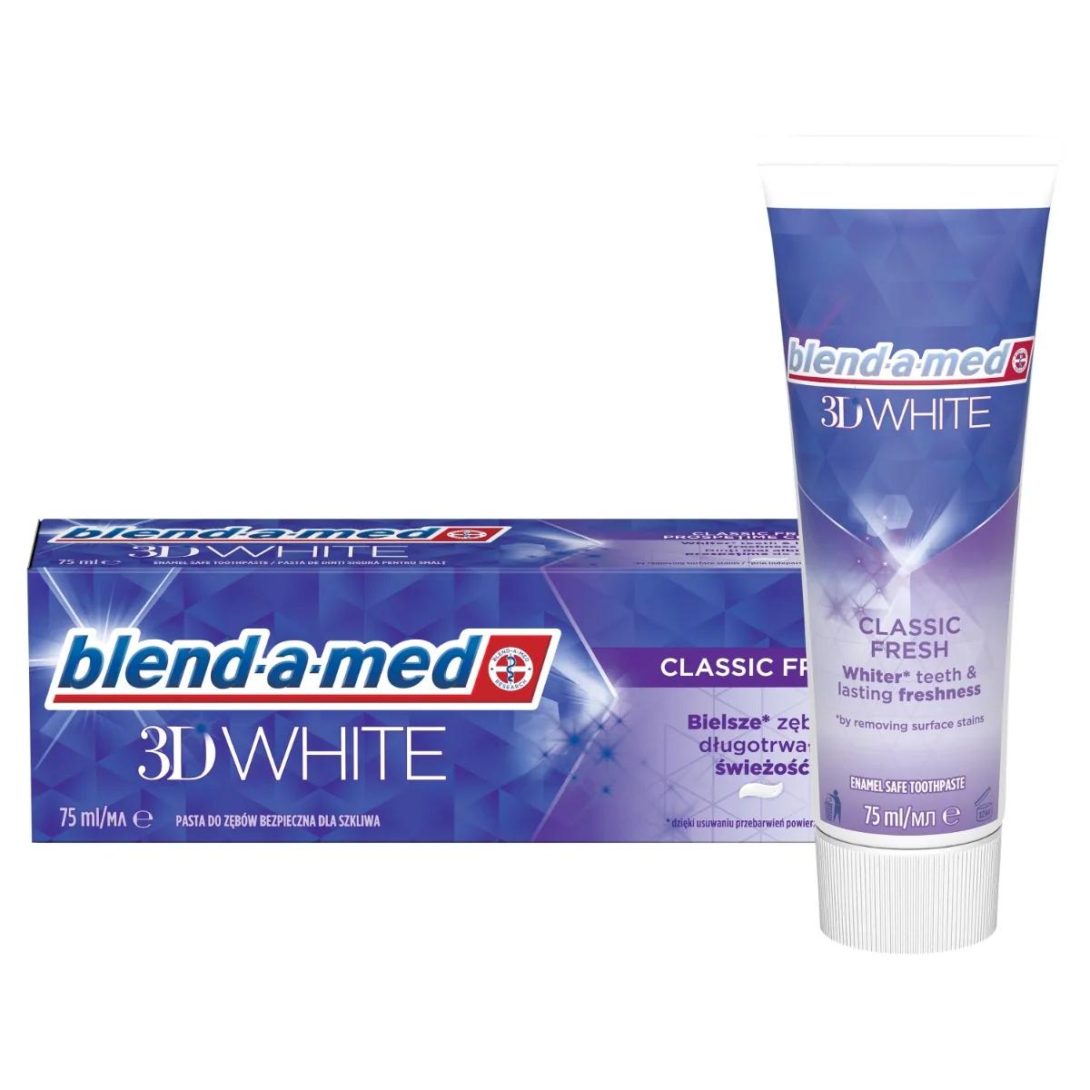 Blend-a-med 3D White Classic Fresh zubní pasta 75 ml