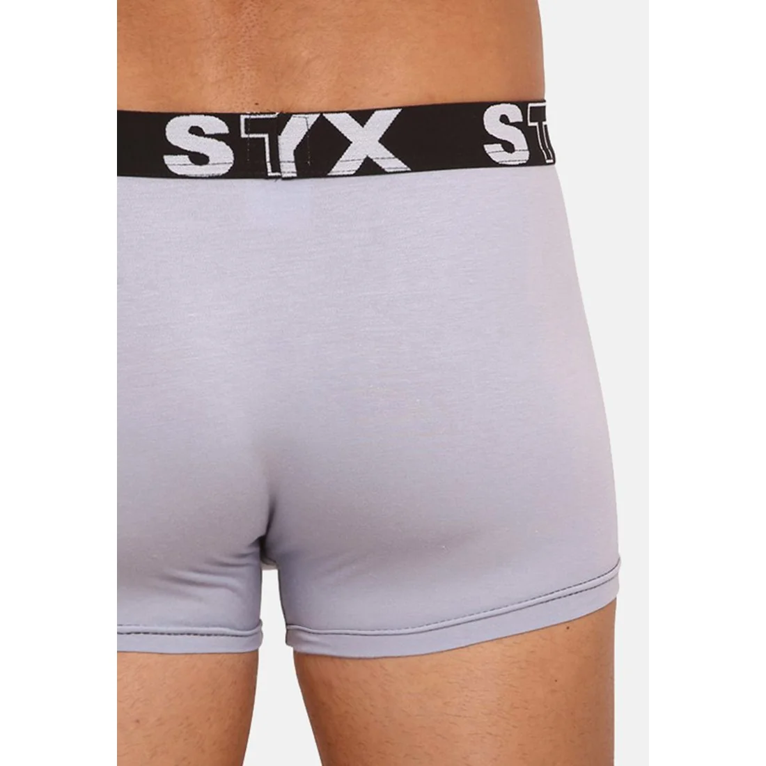 Styx 3PACK pánské boxerky sportovní guma šedé (G10676767) XXL 