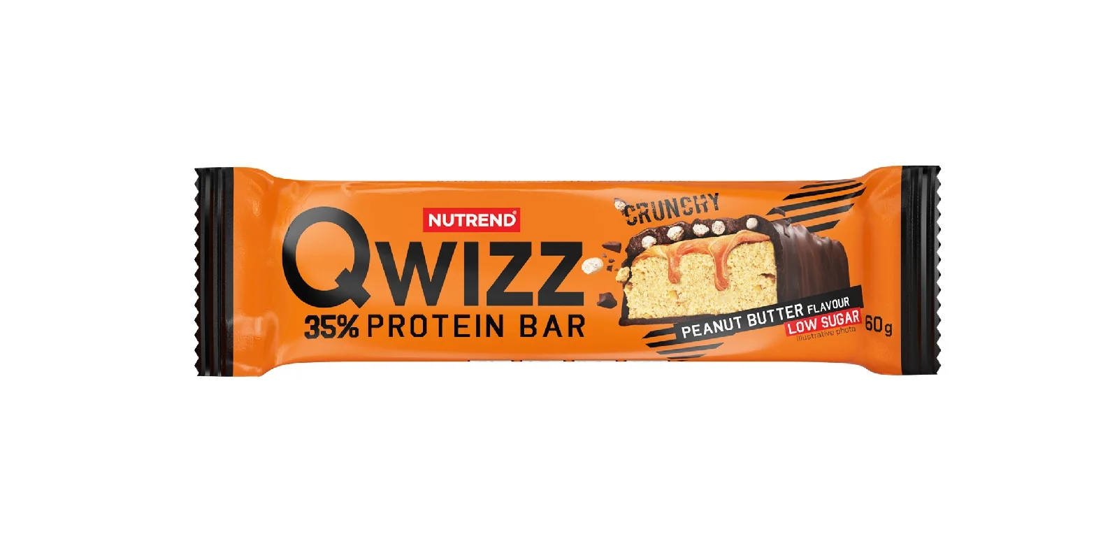 Nutrend Qwizz Protein Bar arašídový krém 60 g