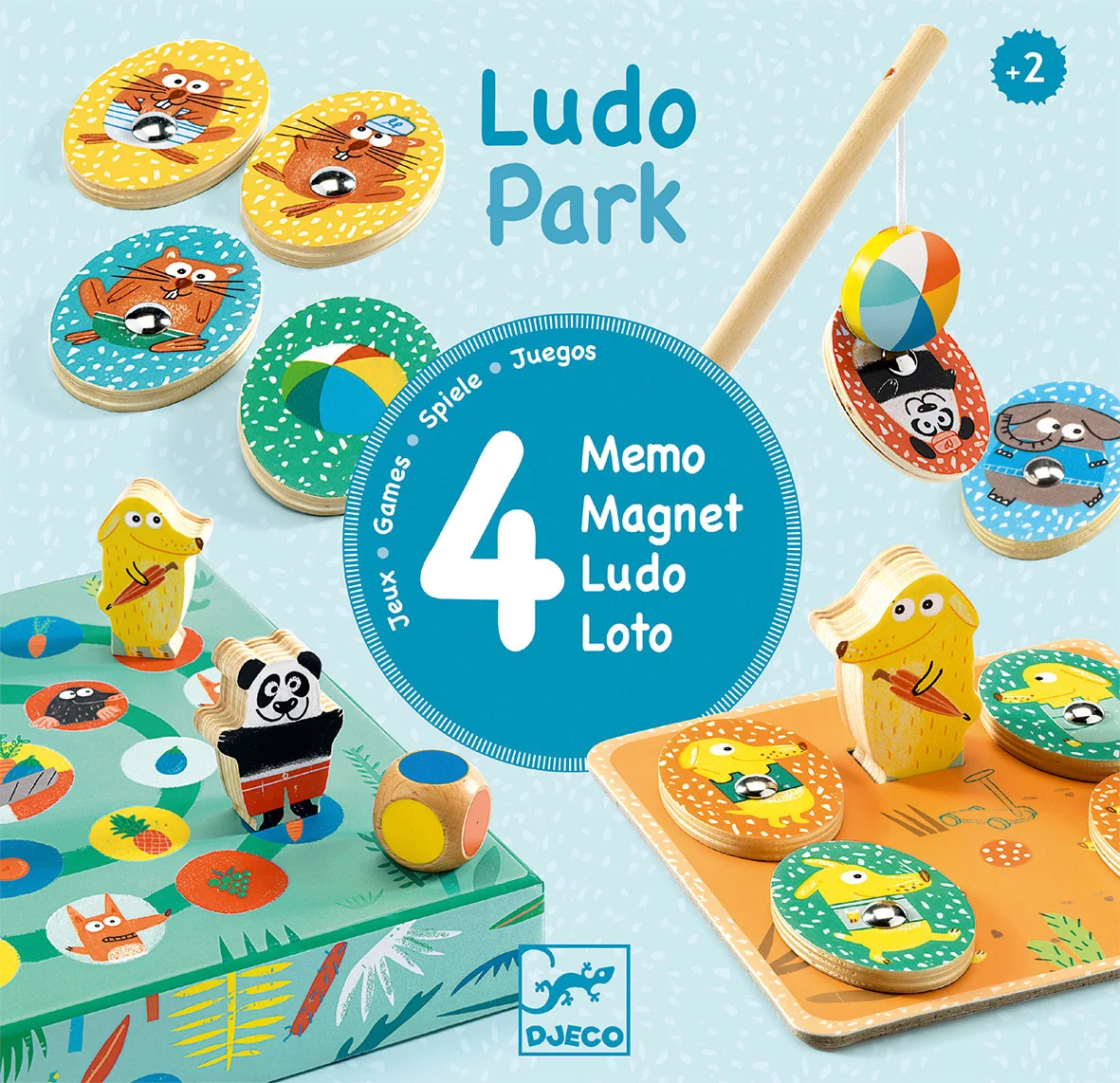 Djeco Ludo Park - 4 hry 