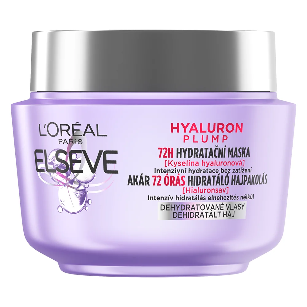 Loréal Paris Elseve Hyaluron Plump 72H hydratační maska s kyselinou hyaluronovou 300 ml