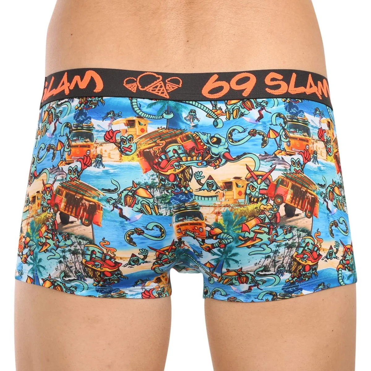 69SLAM Pánské boxerky hip beach bugger mason (MSYBHG-PO) XL 