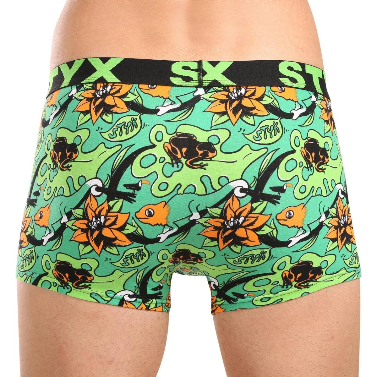 Styx 3PACK pánské boxerky art sportovní guma vícebarevné (3G15780) XXL 