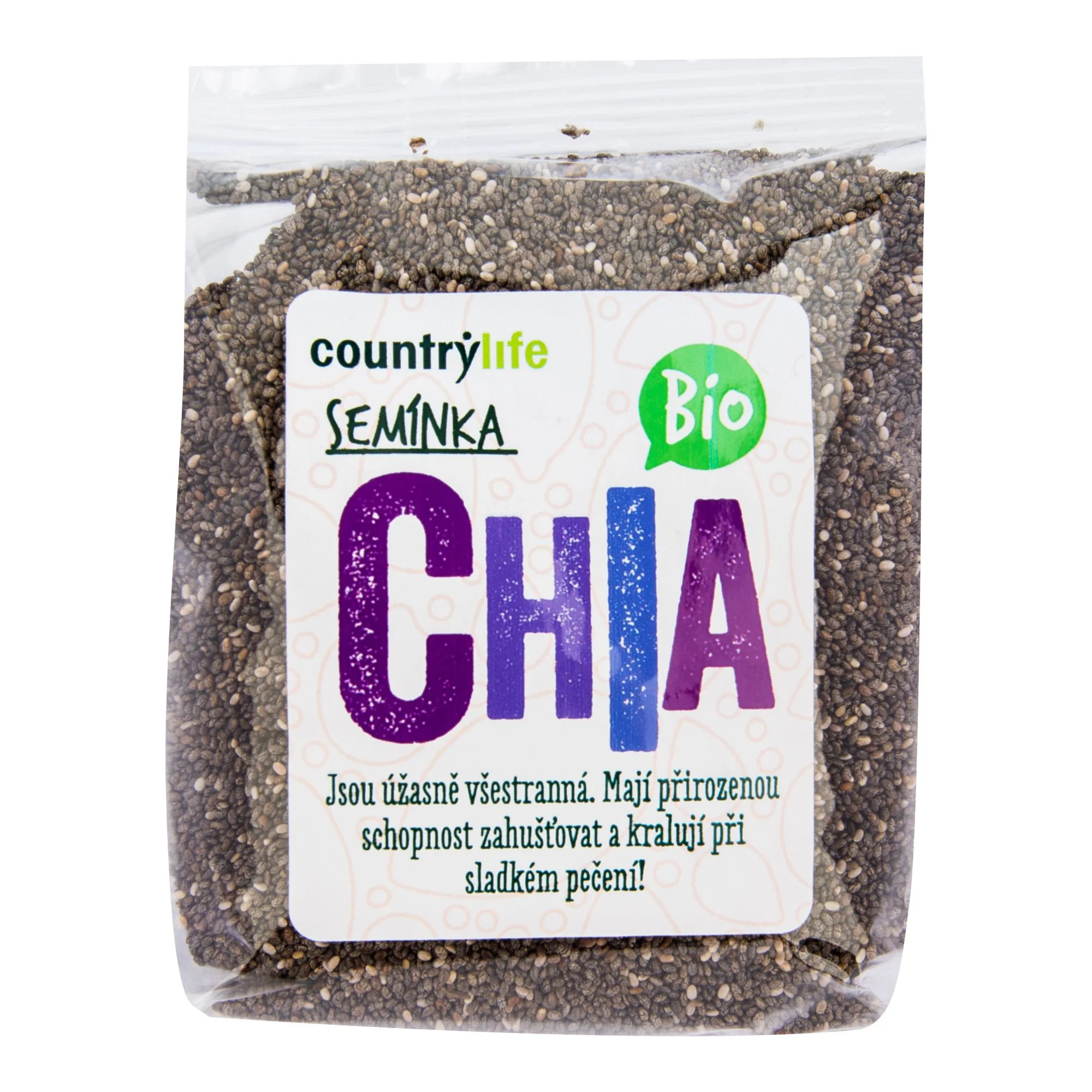 Country Life Chia semínka BIO 300 g