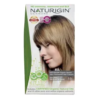 NATURIGIN Organic Based 100% Permanent Hair Colours Natural Medium Blonde 7.0