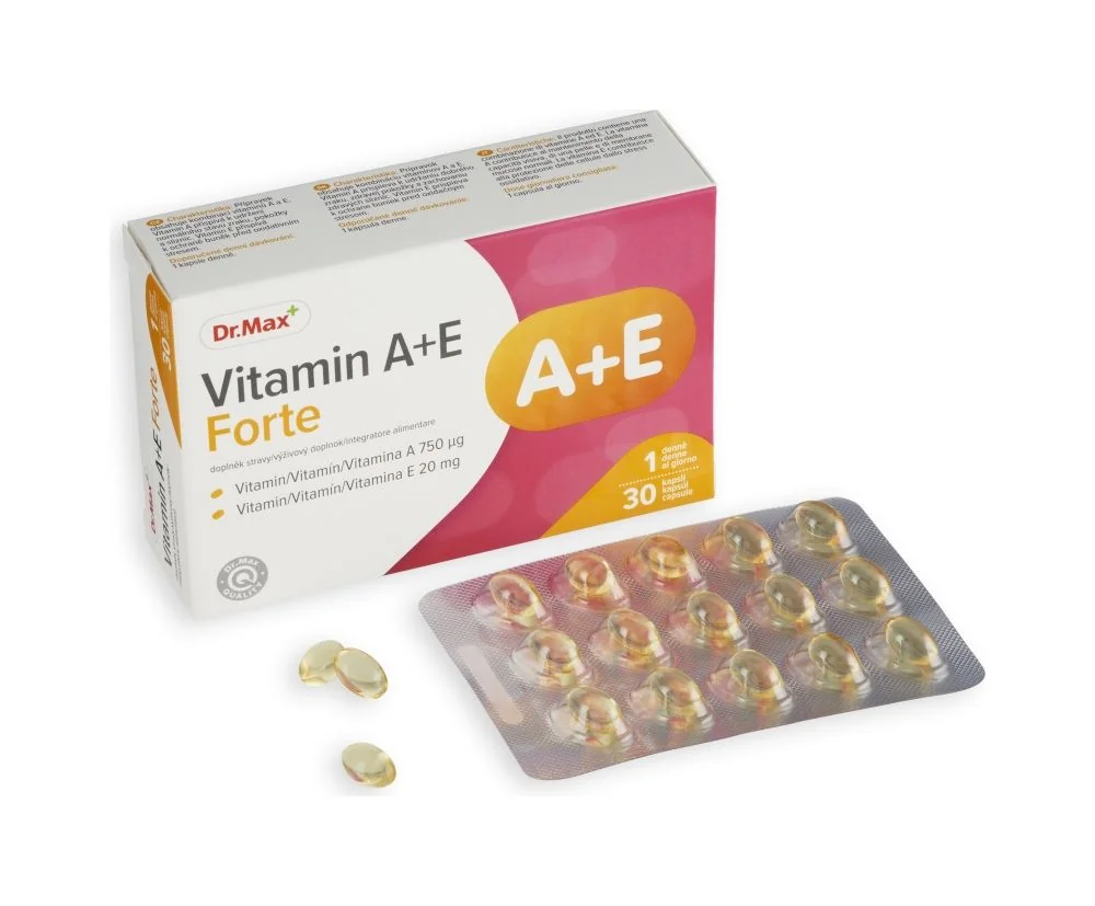 Dr. Max Vitamin A + E Forte 30 kapslí