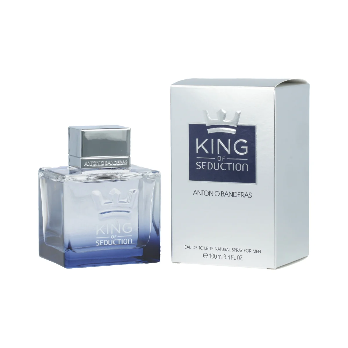 Antonio Banderas Antonio King of Seduction EDT 100 ml M (Silver Cover)