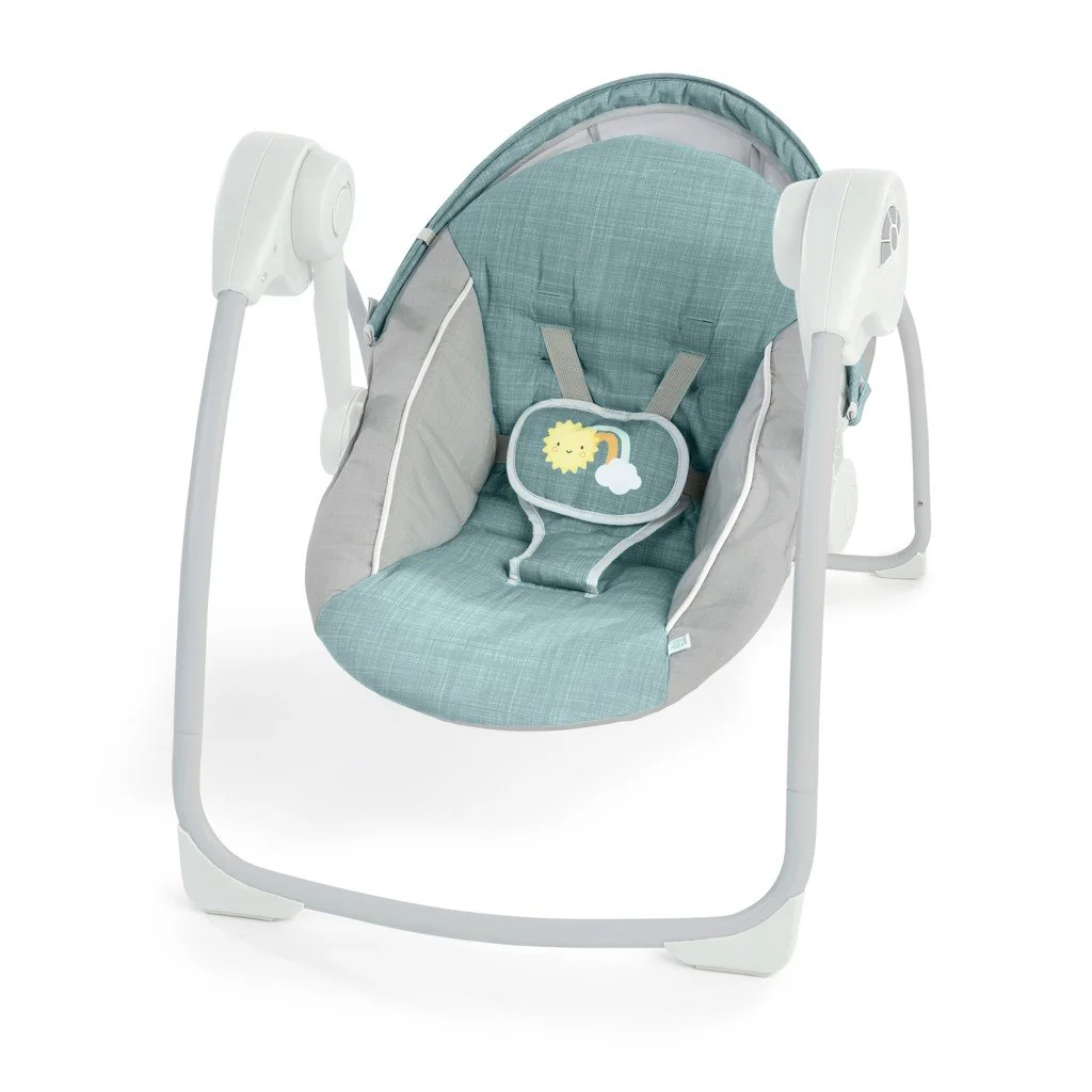 Ingenuity Houpačka s melodií Sun Valley™ Teal 0m+ do 9kg 