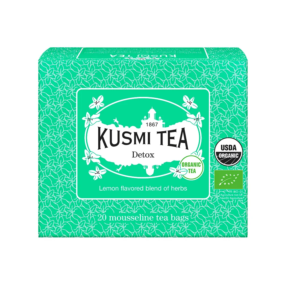 Kusmi Tea Organic Detox mušelínové sáčky 20x2 g