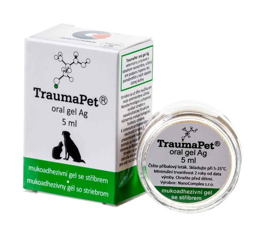 TraumaPet Ag Zubní gel se stříbrem 5 ml