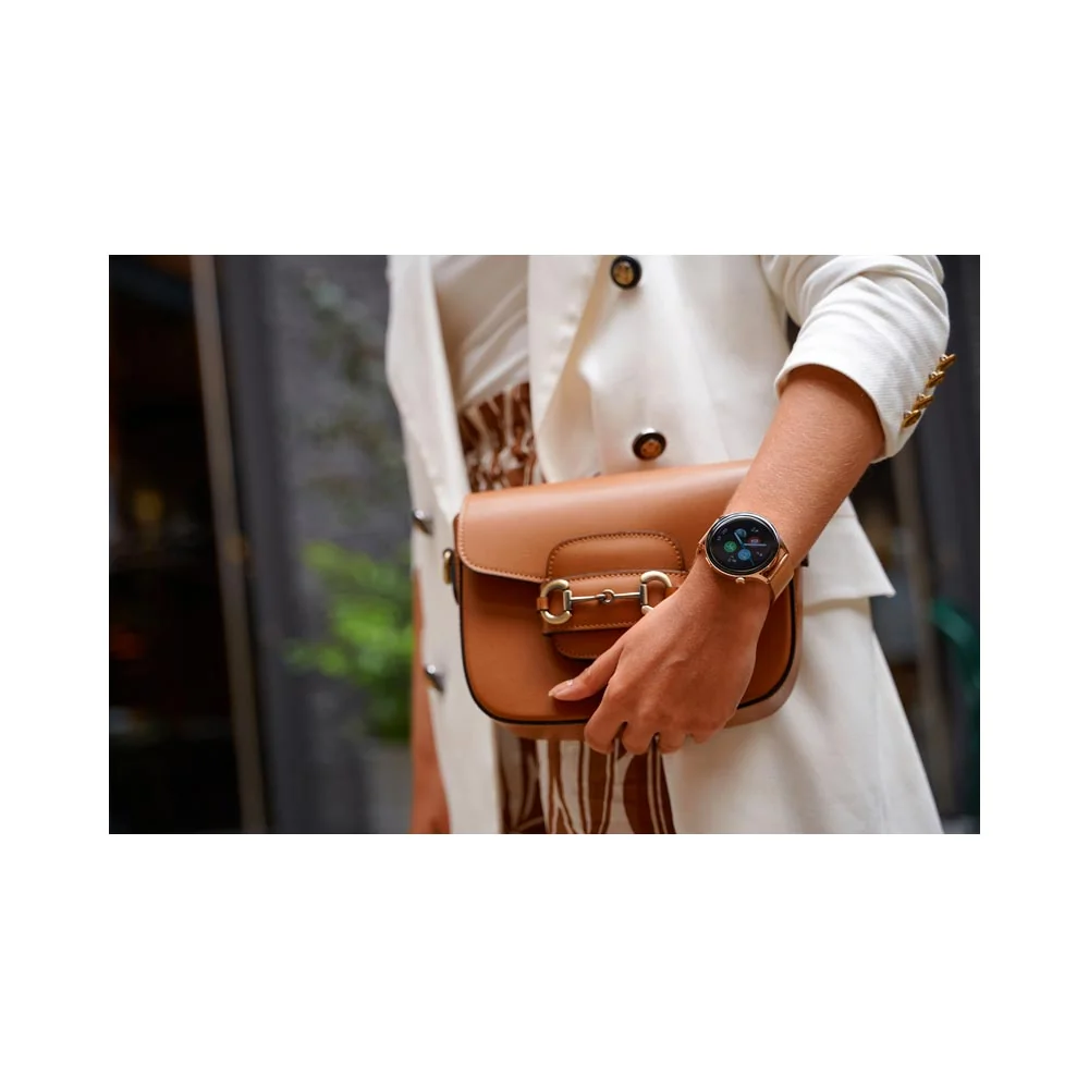 Garett Smartwatch Lady Elegance smart hodinky Gold Steel