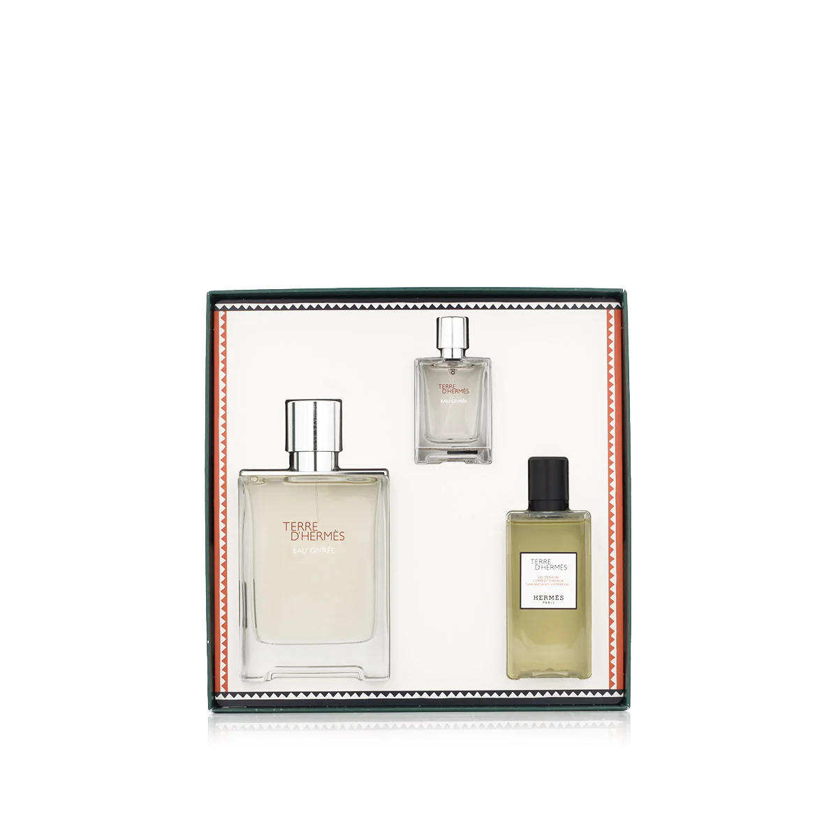 Hermès Terre D' Eau Givrée EDP plnitelný 100 ml + EDP MINI 12,5 ml + SG 80 ml M G 80 ml M