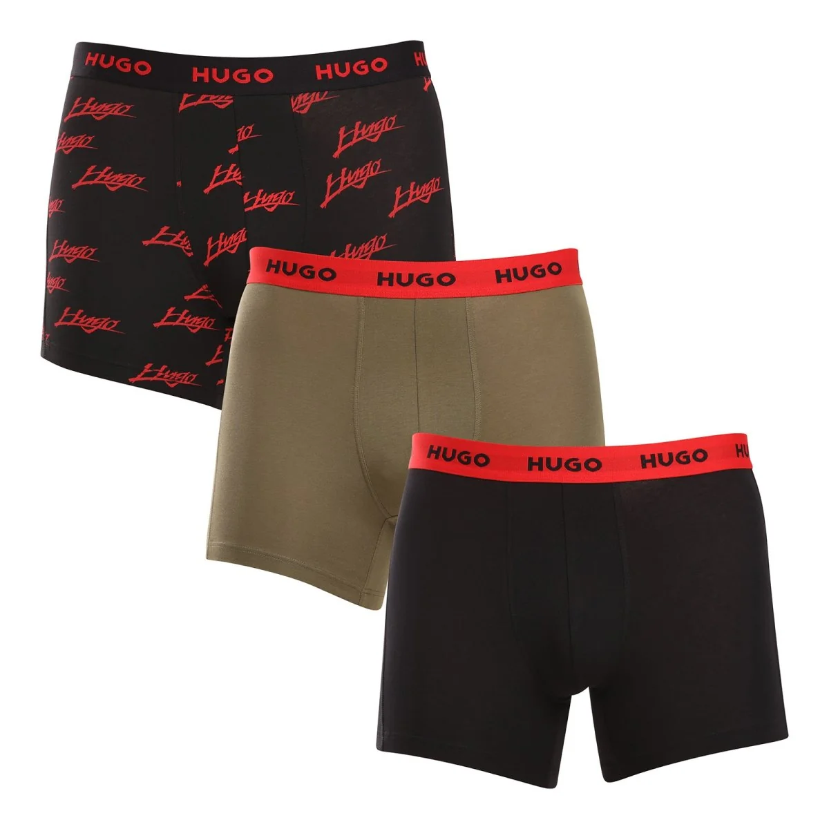 HUGO 3PACK pánské boxerky vícebarevné (50517887 984) M