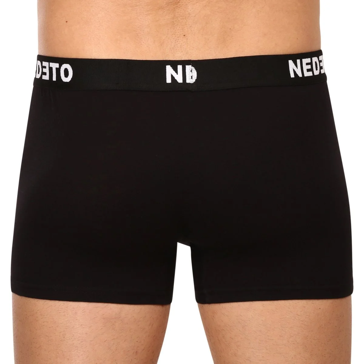 Nedeto 10PACK pánské boxerky černé (10NB001b) 4XL 