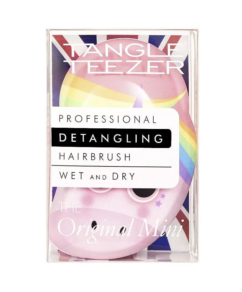 Tangle Teezer Original Mini Rainbow Unicorn print kartáč na vlasy