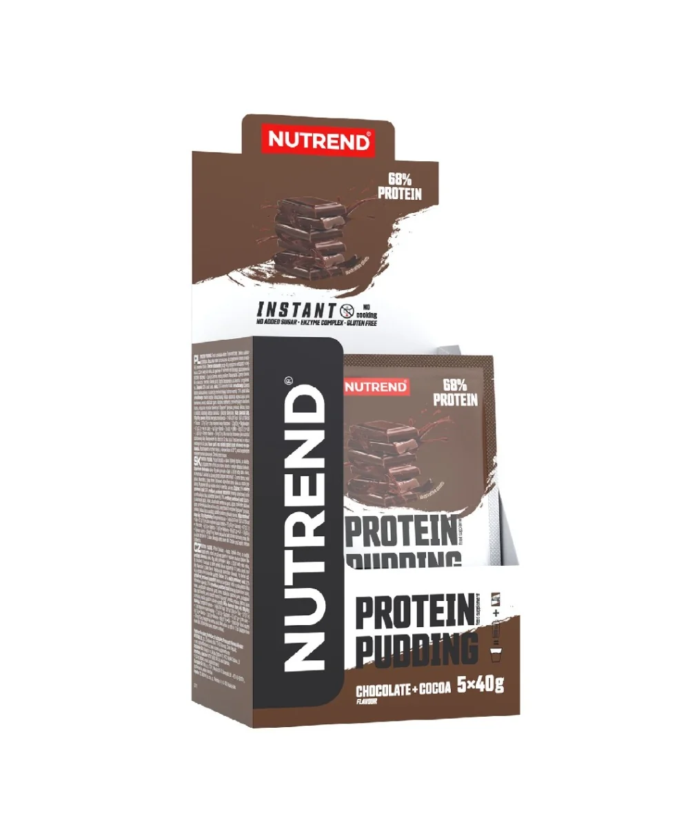 Nutrend Protein Pudding čokoláda + kakao 5x40 g