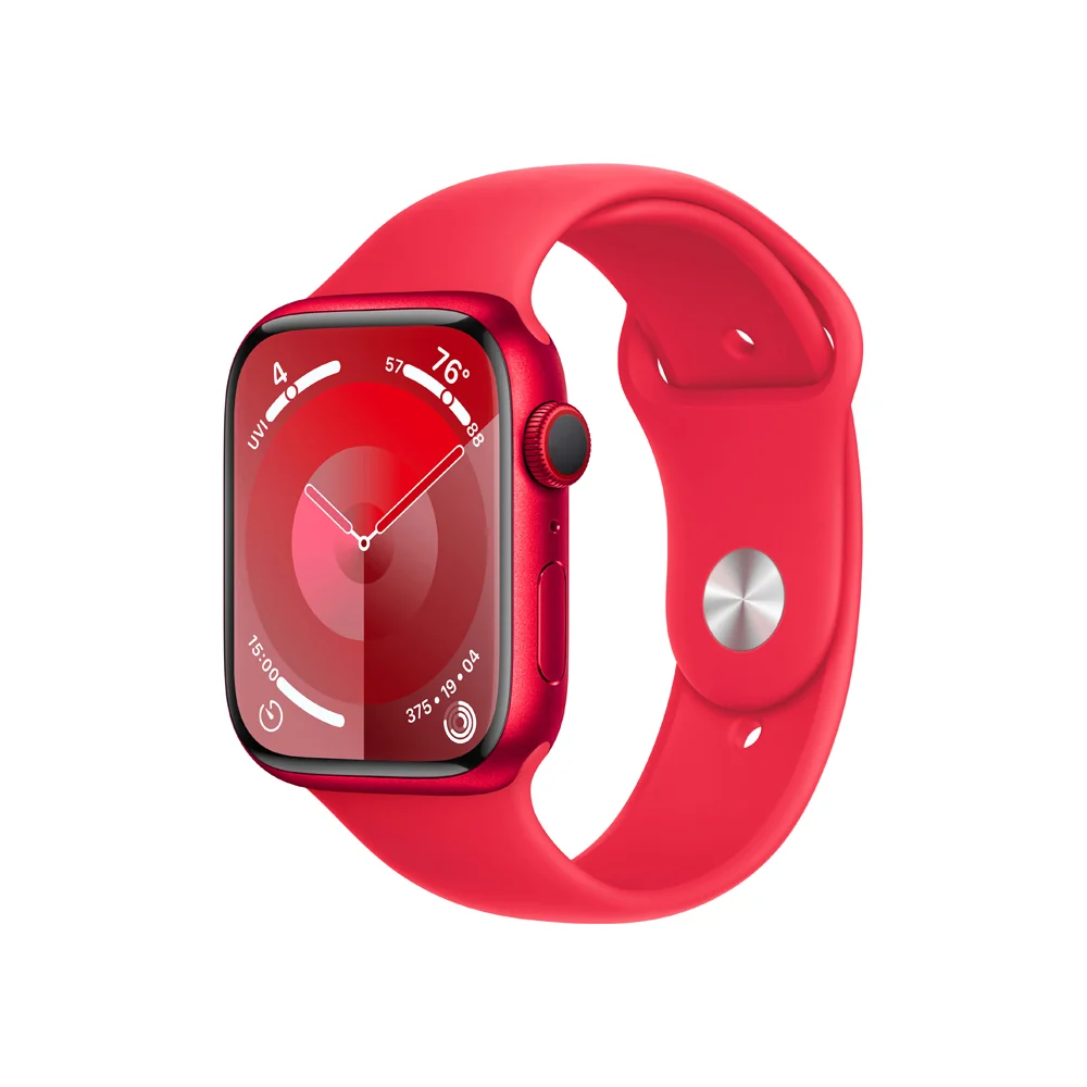 Apple Watch S9 Cellular 45 mm sport band M/L smart hodinky Red