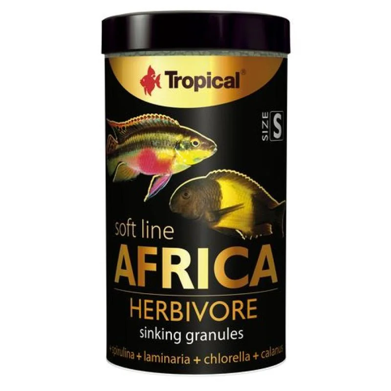 Tropical Africa Herbivore S 250ml/150g  krmivo pro všežravé africké ryby 