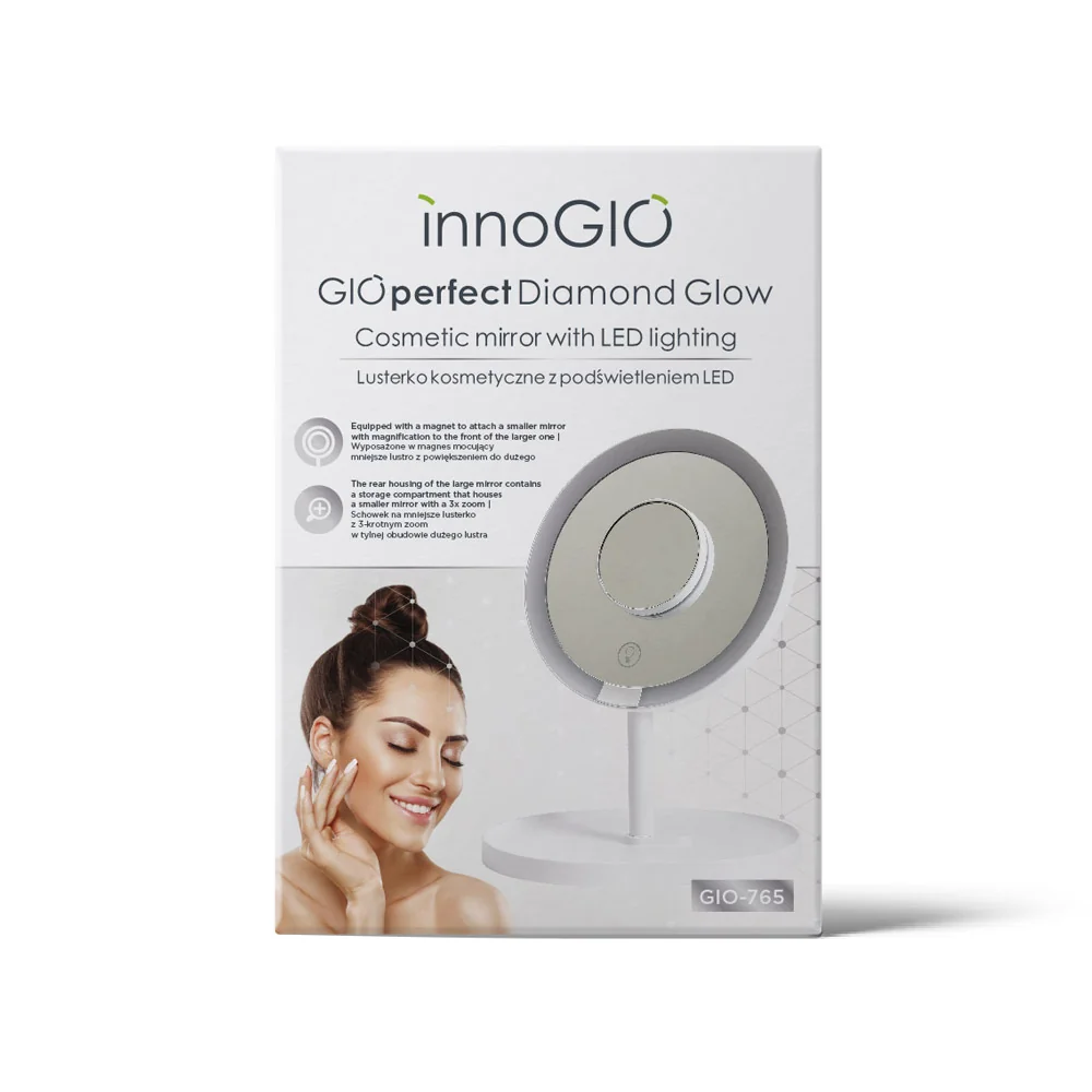 InnoGIO GIOperfect Diamond Glow kosmetické zrcátko 1 ks