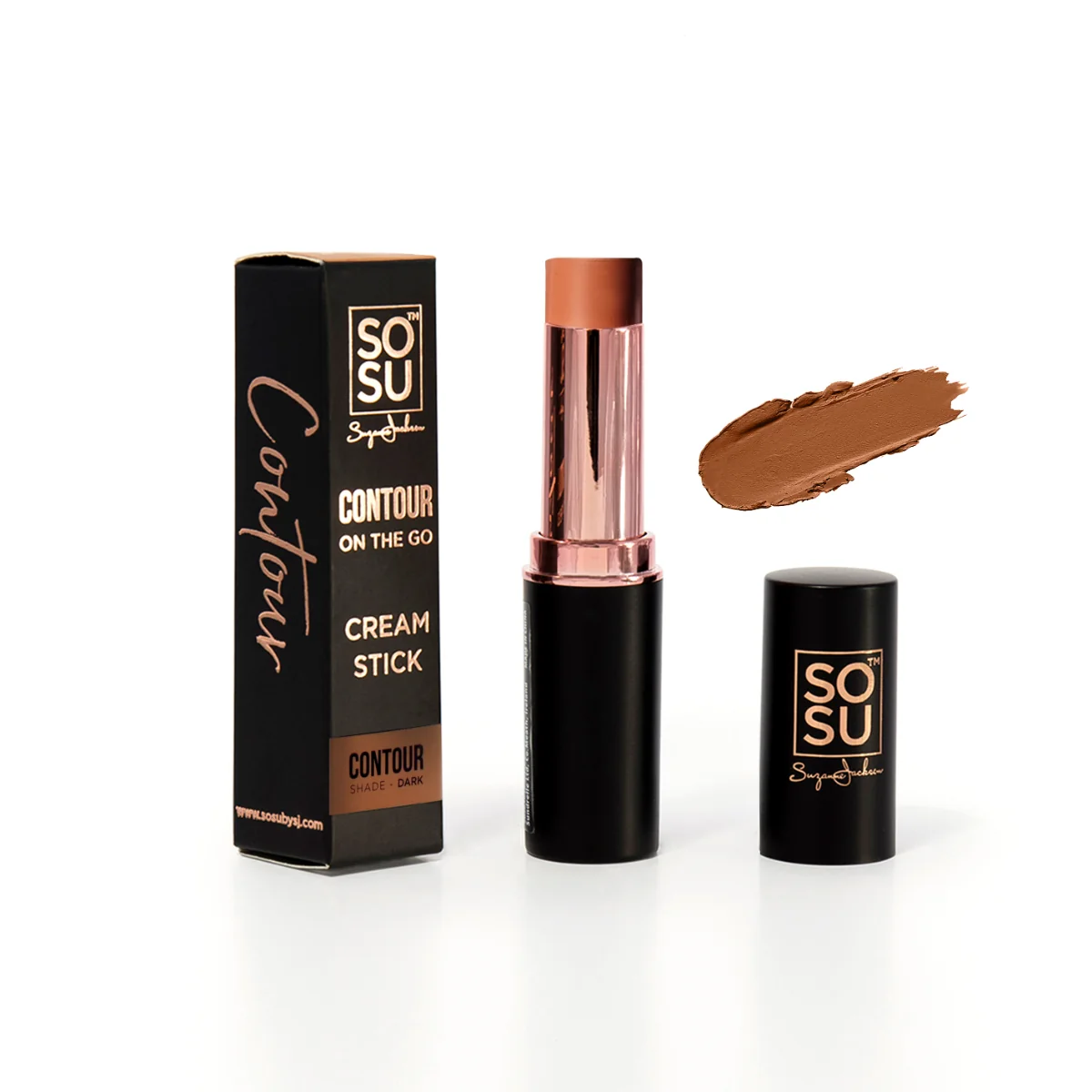 SOSU Cosmetics Contour On The Go konturovací tyčinka Dark 7 g