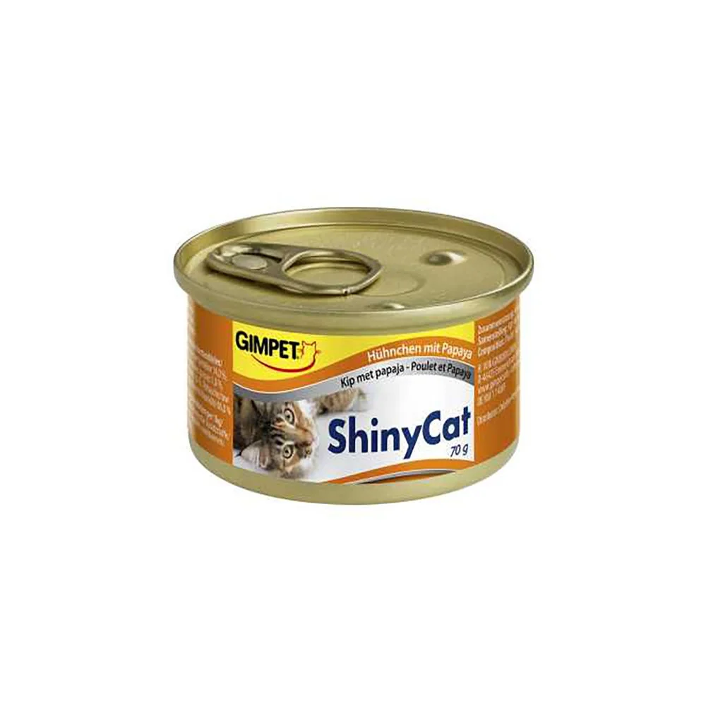 ShinyCat Kuře/papája konzerva 70 g