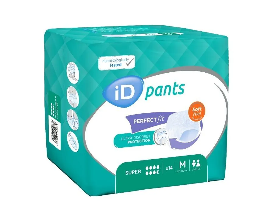 iD Pants Medium Super plenkové kalhotky navlékací 14 ks