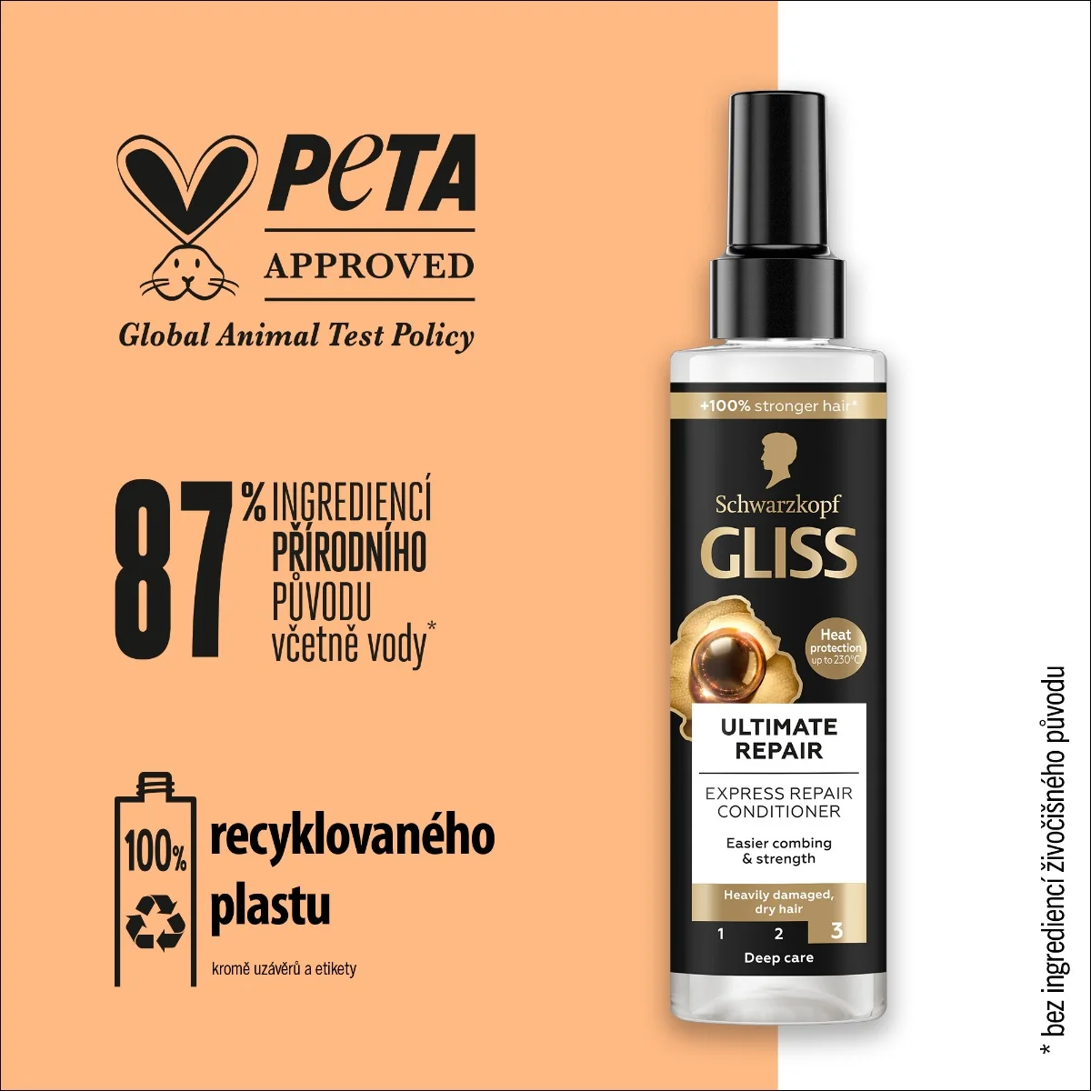 Gliss Ultimate Repair kondicionér ve spreji 200 ml