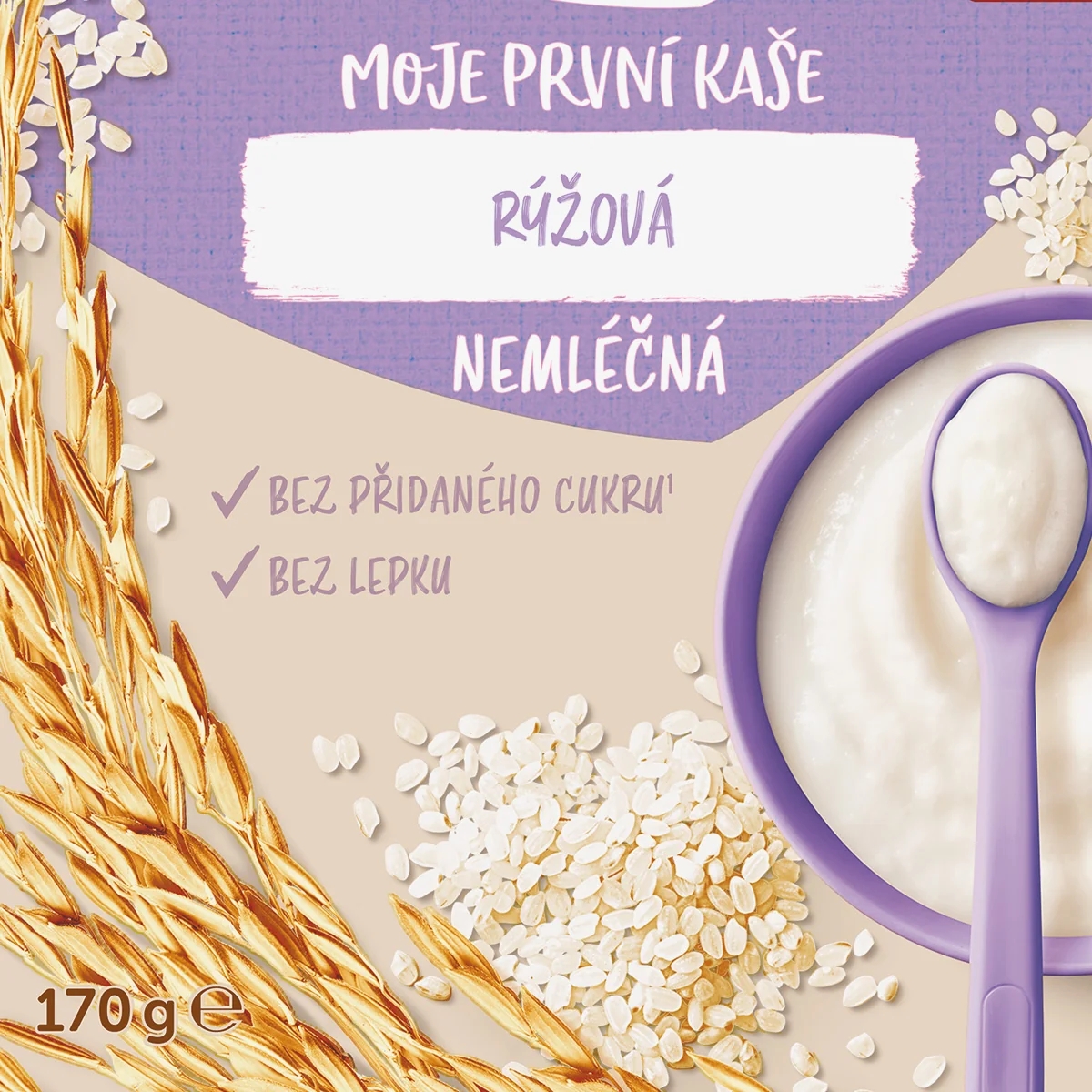 Hami Nemléčná kaše rýžová 170 g