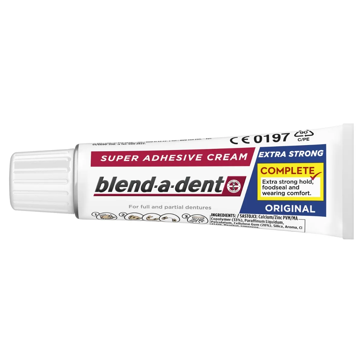 Blend-a-dent Complete Original Extra Strong fixační krém 47 g