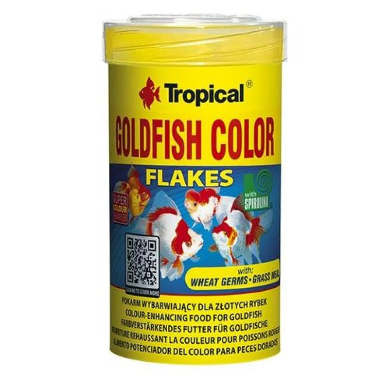 Tropical Goldfish Color 100ml/20g krmivo pro závojnatky s vyfarbujúcim účinkem