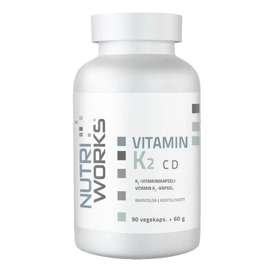 NutriWorks Vitamin K2 C D - 90 kapslí