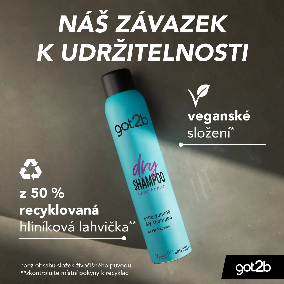 got2b Extra Volume suchý šampon pro objem vlasů 200 ml