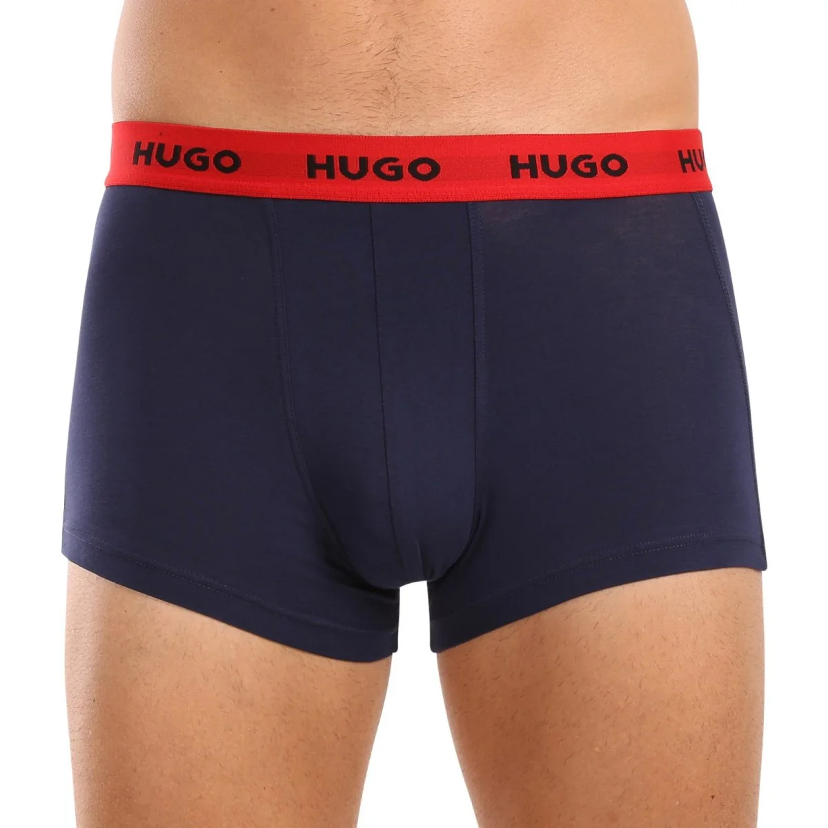 HUGO 3PACK pánské boxerky vícebarevné (50517878 962) M 