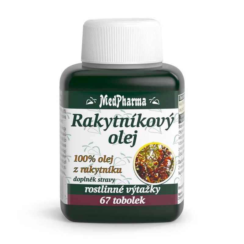 MedPharma Rakytníkový olej 100% olej z rakytníku 67 tobolek