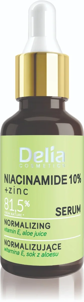 Delia Niacinamide 10% + Zinc Sérum na obličej, krk a dekolt 30 ml