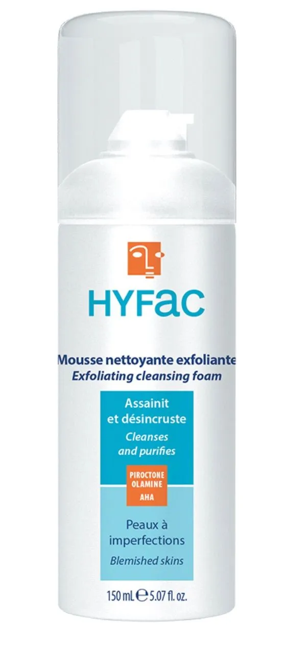 HYFAC Čisticí exfoliační pěna na aknózní pleť 150 ml